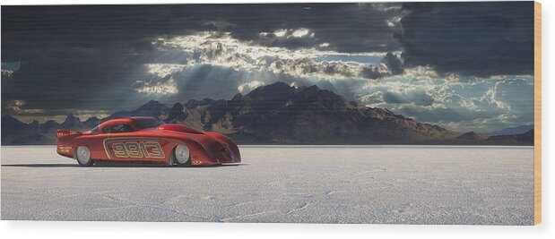Bonneville Wood Print featuring the photograph 9913 by Keith Berr 