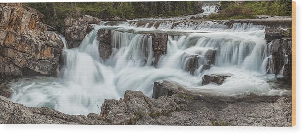 Art Wood Print featuring the photograph The Power of Water by Jon Glaser