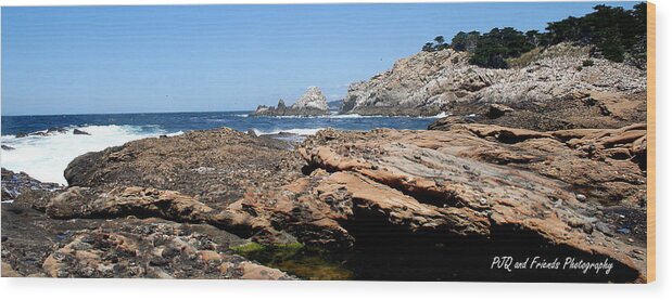 Pfeiffer Beach Wood Print featuring the photograph 'Sea Level' by PJQandFriends Photography