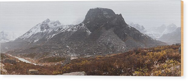 Alaska Wood Print featuring the photograph Archangel Valley #2 by Scott Slone