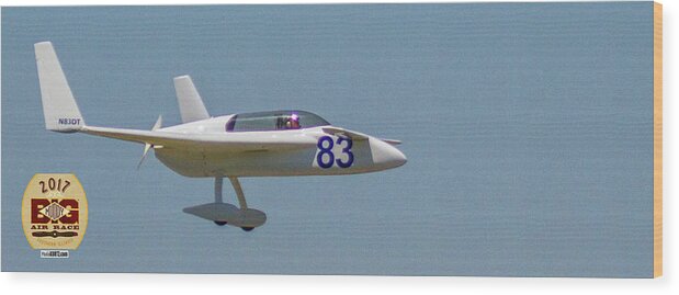 Big Muddy Air Race Wood Print featuring the photograph Race 83 Fly By by Jeff Kurtz