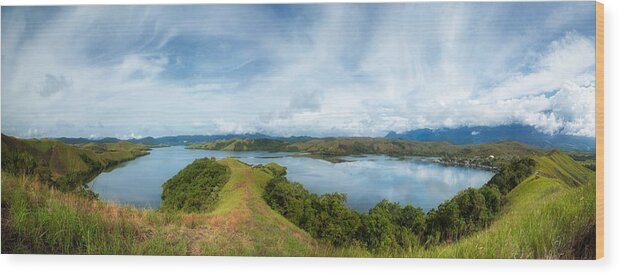 Lakeshore Wood Print featuring the photograph Sentani Lake #3 by Jokoleo