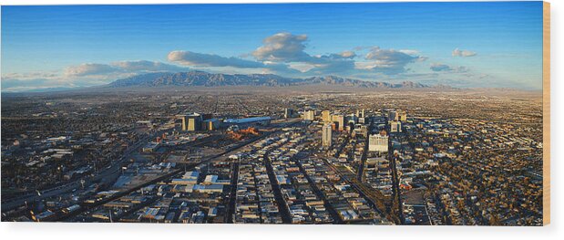 City Wood Print featuring the photograph Las Vegas Nevada. #57 by Songquan Deng