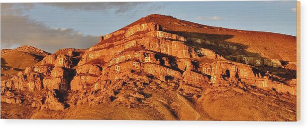 Arco Wood Print featuring the photograph Number Hill by Benjamin Yeager