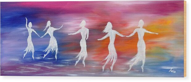 Sould Dance Wood Print featuring the painting Soul Dance by Marianna Mills