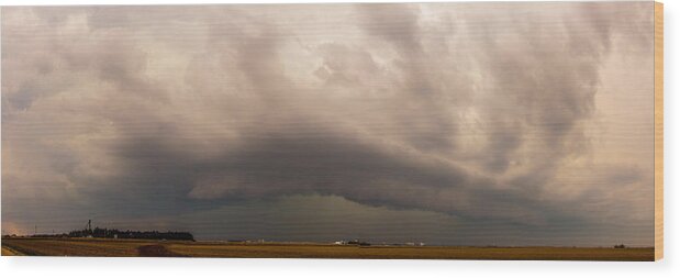 Nebraskasc Wood Print featuring the photograph 3rd Storm Chase of 2015 #22 by NebraskaSC
