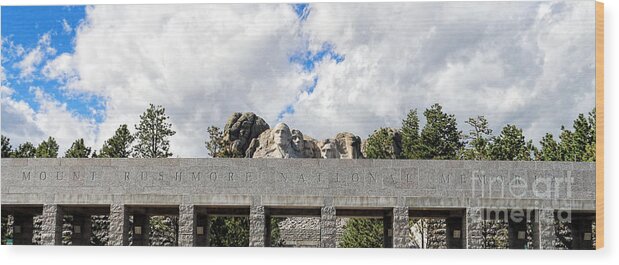 Mount Rushmore Wood Print featuring the photograph Mount Rushmore National Memorial 8881 by Jack Schultz
