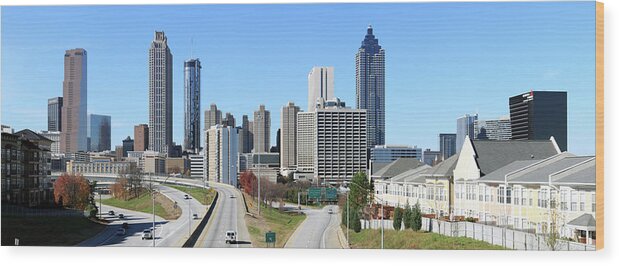 Atlanta Wood Print featuring the photograph Atlanta, Georgia #3 by Jumper