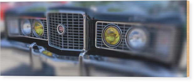 Gt Mercury Wood Print featuring the photograph Mercury GT by Cathy Anderson