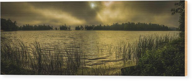 Lost Wood Print featuring the photograph Sunbeam On Lost Lake by Owen Weber