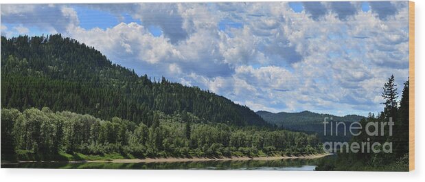 Art For The Wall...patzer Photography Wood Print featuring the photograph The River by Greg Patzer