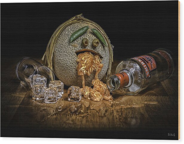 Alcohol Wood Print featuring the photograph Looped Fruit by Don Hoekwater Photography