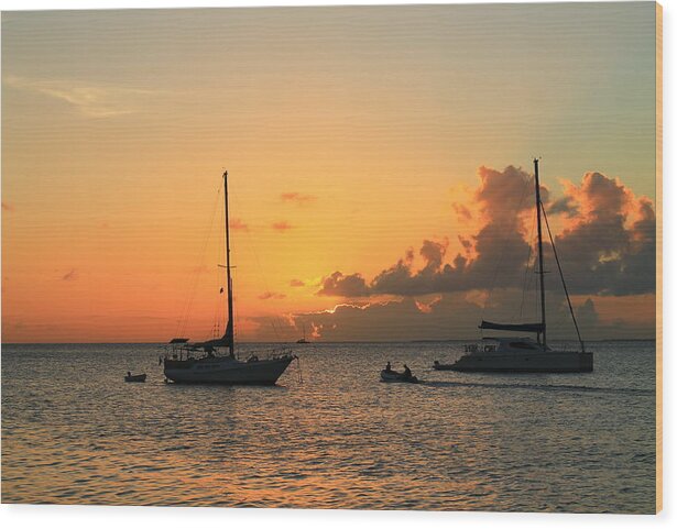 Sunset Wood Print featuring the photograph Sunset #26 by Catie Canetti