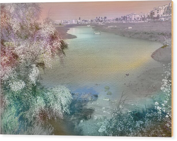 Riverscape Wood Print featuring the photograph Punta del Moral #1 by Alfonso Garcia
