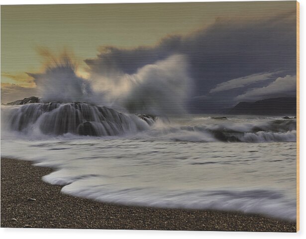Bandon Wood Print featuring the photograph Shelter Cove by Don Hoekwater Photography
