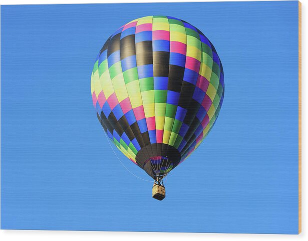 Hot Air Balloon Wood Print featuring the photograph 2017 Abf 1 by Tara Krauss