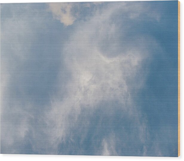 Cloud Art Wood Print featuring the photograph Right Hand of God by Dan Podsobinski