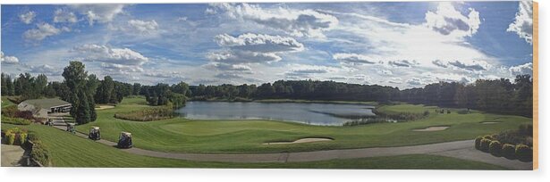 Bni Wood Print featuring the photograph Club House Panorama by Joseph Yarbrough