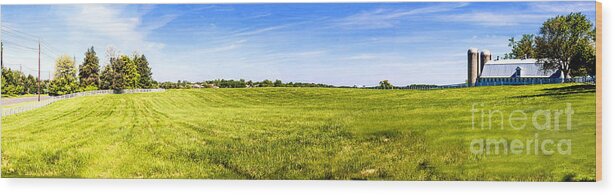 Gaithersburg Panorama Wood Print featuring the photograph Belward Farm Panorama by Thomas Marchessault