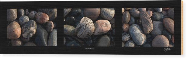 Lake Superior Wood Print featuring the photograph On the Rocks by Doug Gibbons