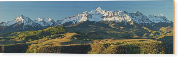  Wood Print featuring the photograph Mt. Willson Colorado by Wesley Aston
