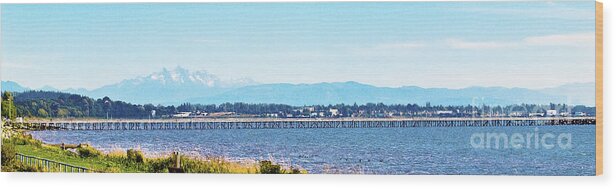 Mount Baker Wood Print featuring the photograph Urban Abstract #1 by David Fabian