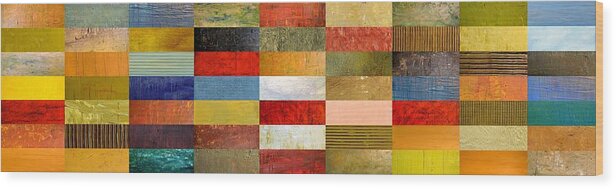 Textural Wood Print featuring the digital art Eye Candy by Michelle Calkins