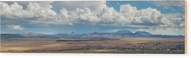 Fort Davis Wood Print featuring the photograph Widescreen West Texas by Slow Fuse Photography