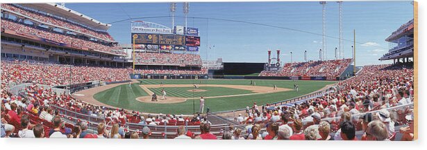 Great American Ball Park Wood Print featuring the photograph Houston V Reds #3 by Jerry Driendl