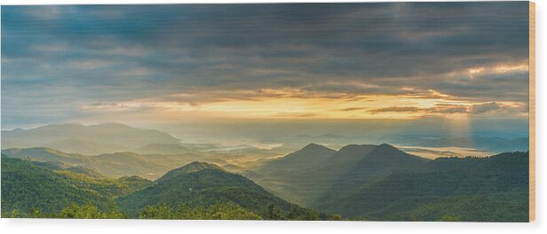 Asheville Wood Print featuring the photograph New Day by Joye Ardyn Durham