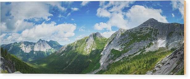 Canada Wood Print featuring the photograph Mountain Landscape #3 by Rick Deacon