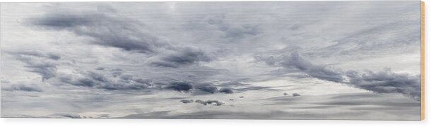 Cloud Wood Print featuring the photograph Clouds #35 by Les Cunliffe