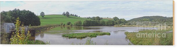 France Wood Print featuring the photograph Dam Wide by Olivier Le Queinec