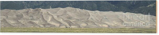 Great Sand Dunes Wood Print featuring the photograph Great Sand Dunes by Patrick Short