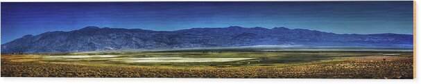 California Wood Print featuring the photograph White Mountains Pano by Roger Passman