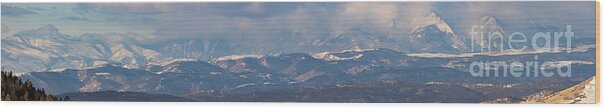 Sangre De Cristo Wood Print featuring the photograph Between Storms on the Sangre #2 by Steven Krull