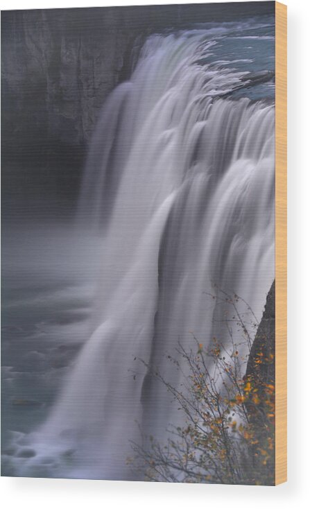 Mesa Falls Wood Print featuring the photograph Mesa Falls by Raymond Salani III