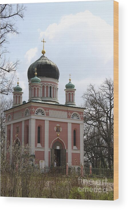 Church Wood Print featuring the photograph Russian Church by Christiane Schulze Art And Photography