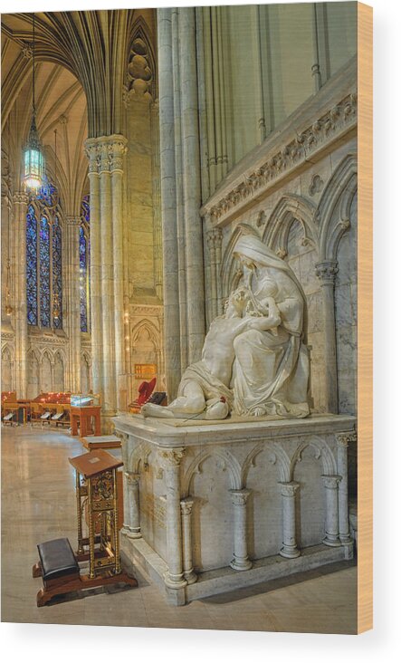 Saint Patricks Cathedral Wood Print featuring the photograph Saint Patricks Cathedral #1 by Dave Mills