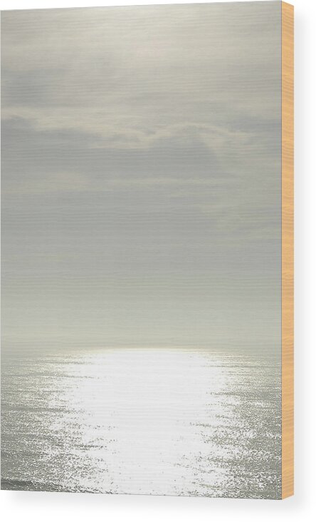 Shimmering Wood Print featuring the photograph Shimmering Sea #1 by James Knight