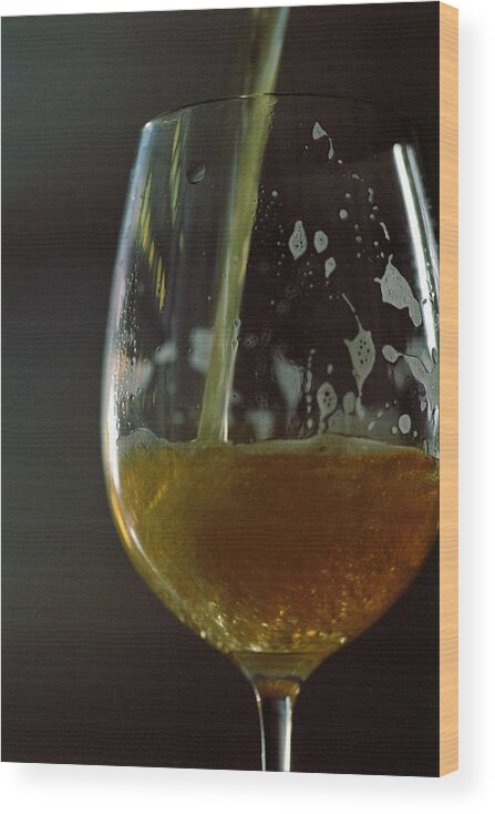 Beverage Wood Print featuring the photograph A Glass Of Beer #2 by Romulo Yanes