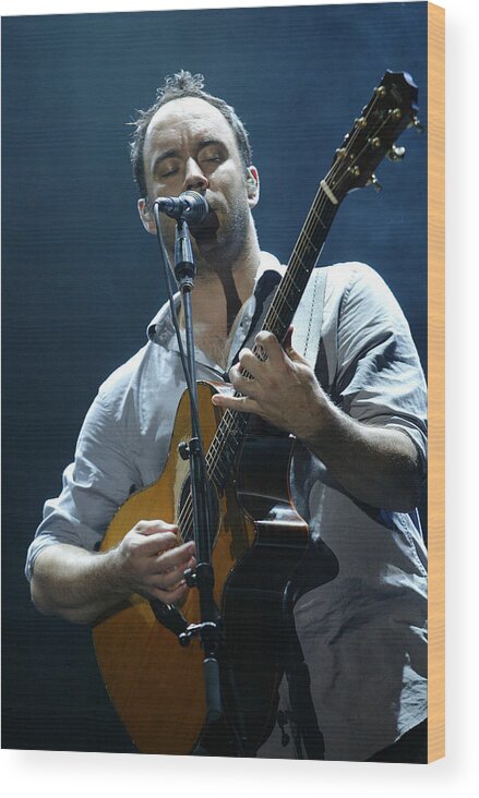 Don Olea Wood Print featuring the photograph Dave Matthews #2 by Don Olea