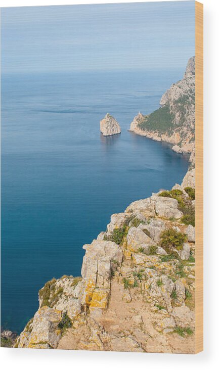 Cap De Formentor Wood Print featuring the photograph Mallorca view #2 by Gary Eason