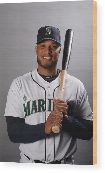 Media Day Wood Print featuring the photograph Seattle Mariners Photo Day by Norm Hall