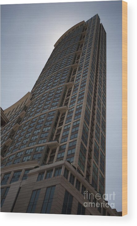 Modern High Rise Apartment Wood Print featuring the photograph City Architecture #3 by Miguel Winterpacht