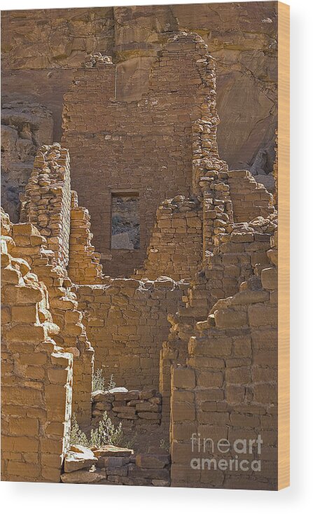 Chaco Wood Print featuring the photograph Chaco Canyon by Steven Ralser