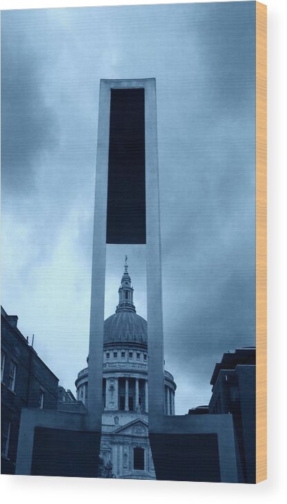 St Pauls Wood Print featuring the photograph St Pauls Cathedral at London Attractions #7 by David French