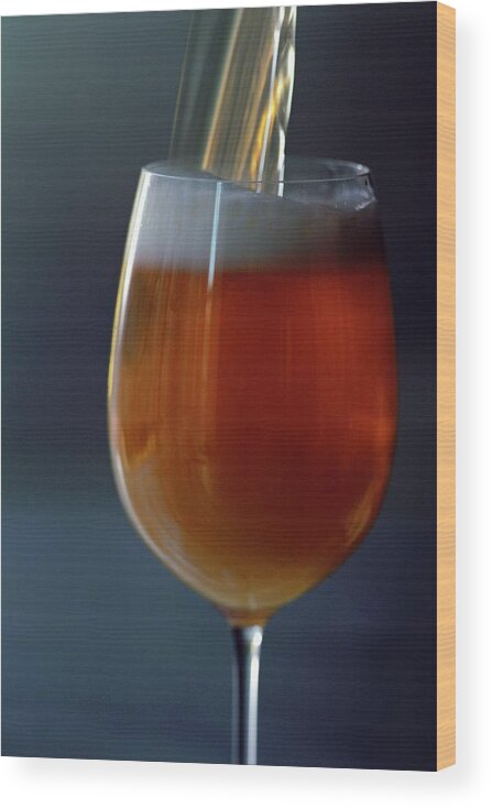 Beverage Wood Print featuring the photograph A Glass Of Beer by Romulo Yanes