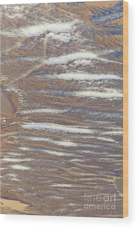 Abstract Sands Wood Print featuring the photograph Abstract sands by Blair Stuart