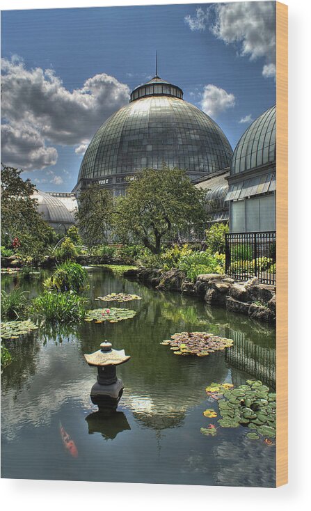 Anna Scripps Whitcomb Wood Print featuring the photograph Anna Scripps Whitcomb Conservatory Detroit by Rod Arroyo